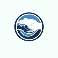 Ocean logo vector