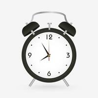 Alarm clock icon. Time tool and instrument theme. vector