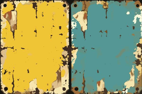 Aged Rustic Metal Texture with Varied Details and Worn Paint Surface for Creative Design Projects, Vintage Art, and Backgrounds
