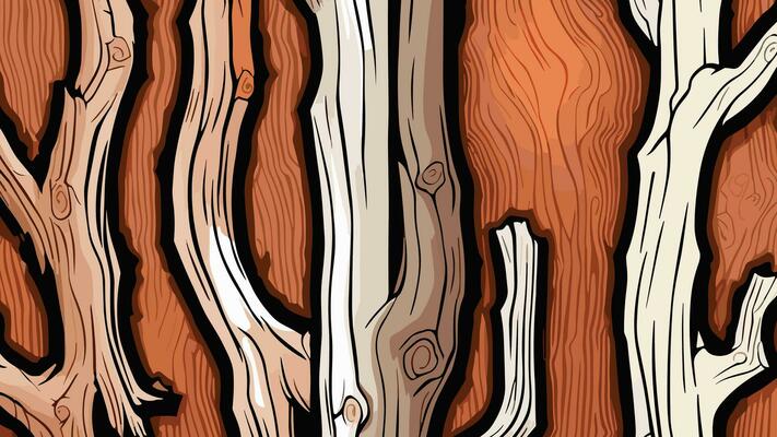 Tree Trunk Wood Texture Nature Seamless Backgrounds - High quality images of natural wood texture from tree trunks. Perfect for creating realistic and seamless backgrounds for your projects