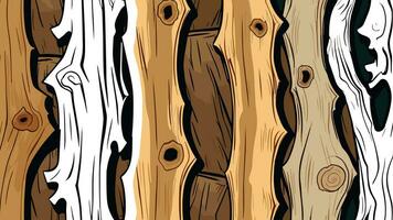 árbol maletero madera textura naturaleza sin costura antecedentes - alto calidad imágenes de natural madera textura desde árbol bañador. Perfecto para creando realista y sin costura antecedentes para tu proyectos vector