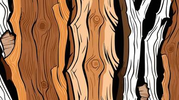 árbol maletero madera textura naturaleza sin costura antecedentes - alto calidad imágenes de natural madera textura desde árbol bañador. Perfecto para creando realista y sin costura antecedentes para tu proyectos vector