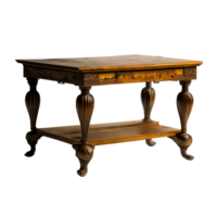 Wooden table  free space front view. Ai Generated png