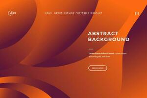 3d Abstract Background Orange is perfect for adding a touch of fun and personality to your website. By adding this background, you can make your website stand out from the rest. vector