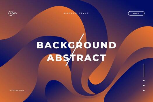 3d Abstract Background Orange is perfect for adding a touch of fun and personality to your website. By adding this background, you can make your website stand out from the rest. vector