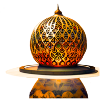 Islamic Lantern for free download AI Generated png