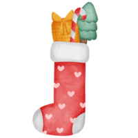 Navidad decorativo acuarela elementos png