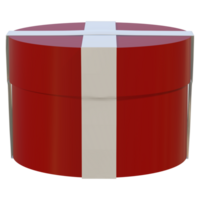 3D RED GIFT BOX png