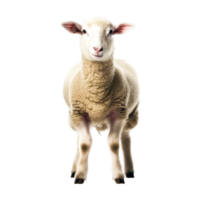 Sheep front view  Generative Ai png