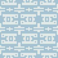 a pattern with white and blue squares vector