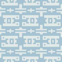 a pattern with white and blue squares vector