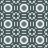 pixel art seamless pattern vector