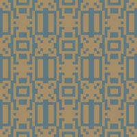 a blue and brown geometric pattern vector