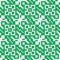 a green and white pixel pattern vector