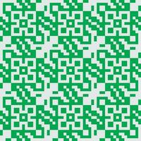 a green and white pixel pattern vector