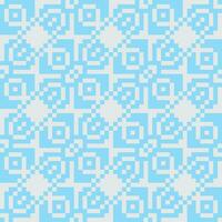 a blue and white pattern with squares vector