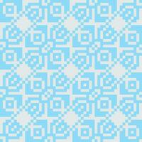 a blue and white pattern with squares vector