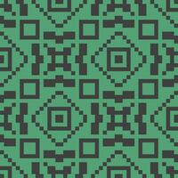 a green and black pattern with squares vector