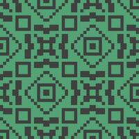 a green and black pattern with squares vector