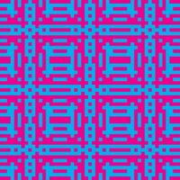 a pink and blue square pattern vector
