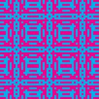 a pink and blue square pattern vector