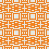 an orange and white geometric pattern vector