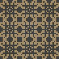 a pixel pattern in black and brown vector