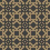 a pixel pattern in black and brown vector