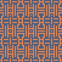 an orange and blue geometric pattern vector