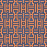 an orange and blue geometric pattern vector