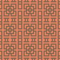 an orange and brown geometric pattern vector