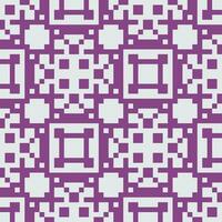 a pixelated pattern in purple and white vector