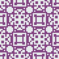 a pixelated pattern in purple and white vector