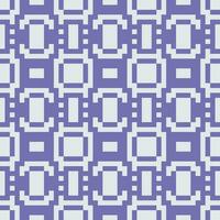 píxel cuadrado modelo azul y púrpura vector