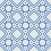 a blue and white checkered pattern vector