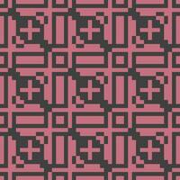 pixel art red black pattern vector