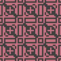 pixel art red black pattern vector