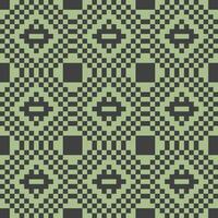 a green and black checkered pattern vector