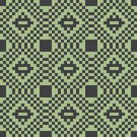 a green and black checkered pattern vector