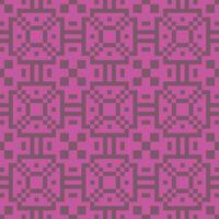 a pink and gray pixel pattern background vector