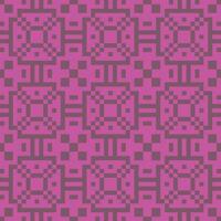 a pink and gray pixel pattern background vector