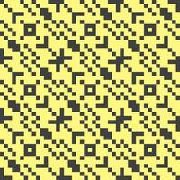 a yellow and black pattern with squares vector
