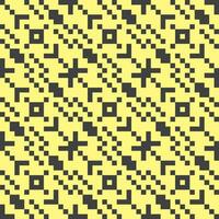 a yellow and black pattern with squares vector