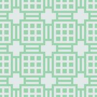 a green and white geometric pattern vector