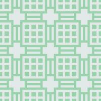 a green and white geometric pattern vector