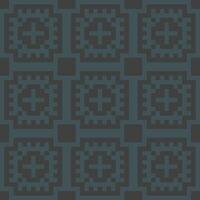 a pattern with squares and crosses on it vector