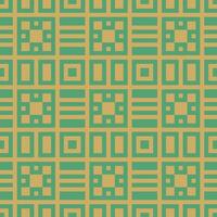 a green and gold geometric pattern vector