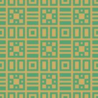 a green and gold geometric pattern vector