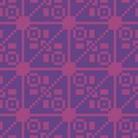 a pixel pattern in purple and pink vector