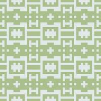 a green and white geometric pattern vector